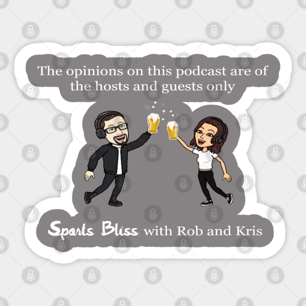 Cheers with Sports BLiss Sticker by Sports Bliss with Rob and Kris